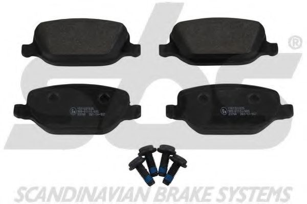 1501221025 SBS Brake System Brake Pad Set, disc brake