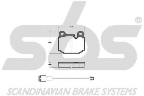 1501221501 SBS Brake System Brake Pad Set, disc brake