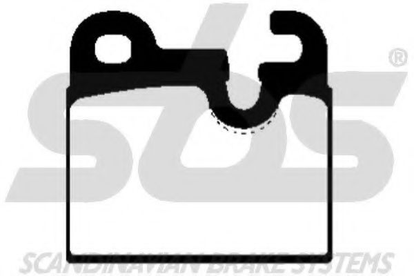1501221504 SBS Brake System Brake Pad Set, disc brake