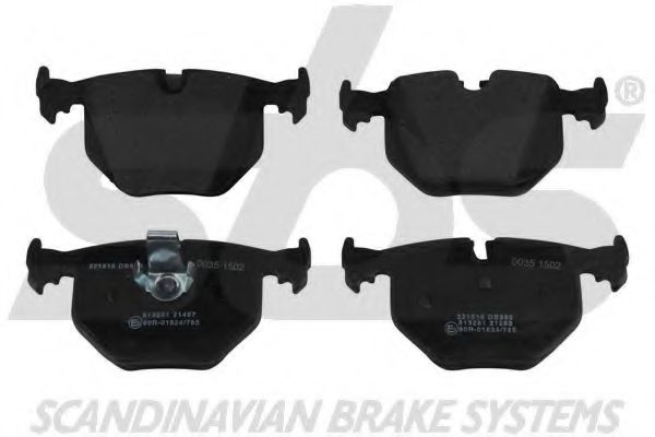 1501221518 SBS Brake System Brake Pad Set, disc brake