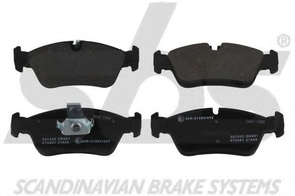 1501221525 SBS Brake System Brake Pad Set, disc brake
