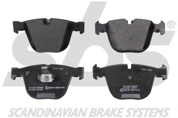 1501221536 SBS Brake Pad Set, disc brake
