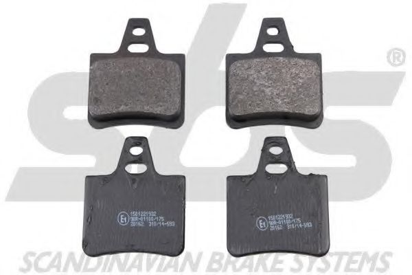 1501221932 SBS Brake Pad Set, disc brake