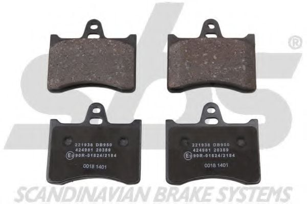 1501221938 SBS Brake Pad Set, disc brake
