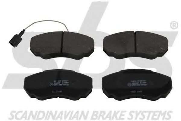 1501221947 SBS Brake Pad Set, disc brake