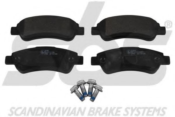 1501221960 SBS Brake System Brake Pad Set, disc brake