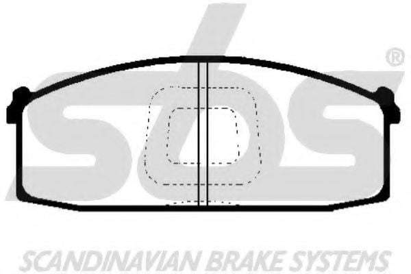 1501222203 SBS Brake Pad Set, disc brake