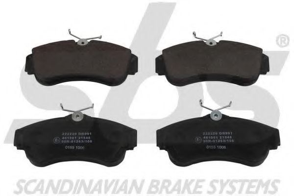 1501222220 SBS Brake Pad Set, disc brake