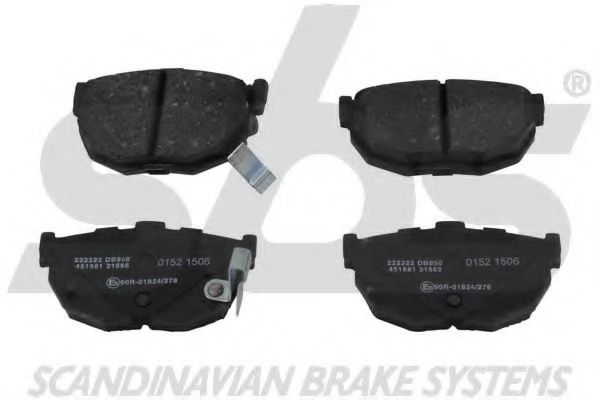 1501222222 SBS Brake Pad Set, disc brake