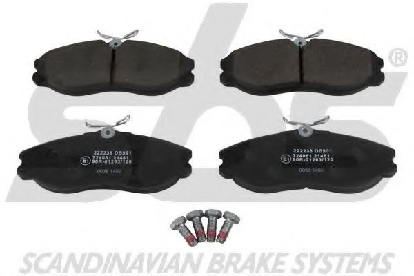 1501222238 SBS Brake Pad Set, disc brake