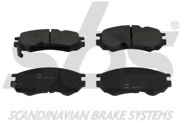 1501222241 SBS Brake System Brake Pad Set, disc brake