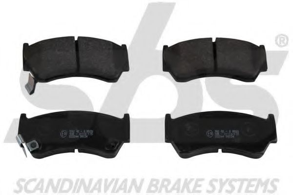 1501222244 SBS Brake System Brake Pad Set, disc brake