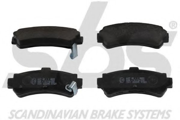 1501222245 SBS Brake System Brake Pad Set, disc brake