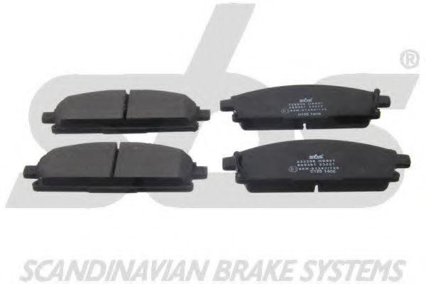1501222256 SBS Brake System Brake Pad Set, disc brake