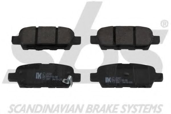 1501222257 SBS Brake Pad Set, disc brake