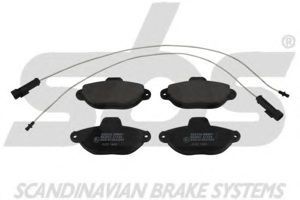 1501222334 SBS Brake Pad Set, disc brake
