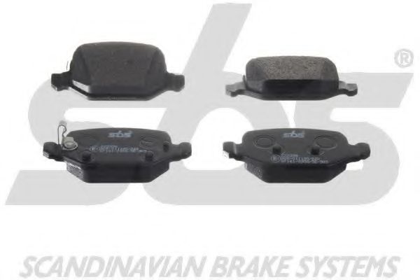 1501222398 SBS Brake System Brake Pad Set, disc brake
