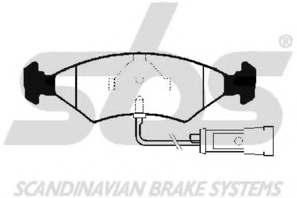 1501222503 SBS Brake Pad Set, disc brake
