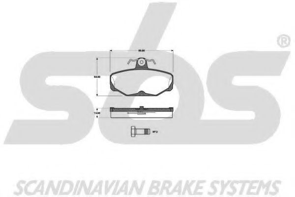 1501222517 SBS Brake Pad Set, disc brake
