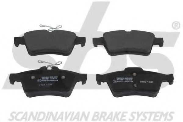 1501222562 SBS Brake Pad Set, disc brake