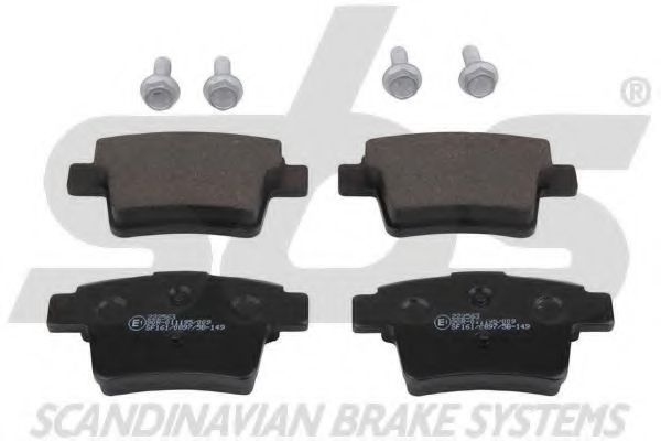 1501222563 SBS Brake System Brake Pad Set, disc brake