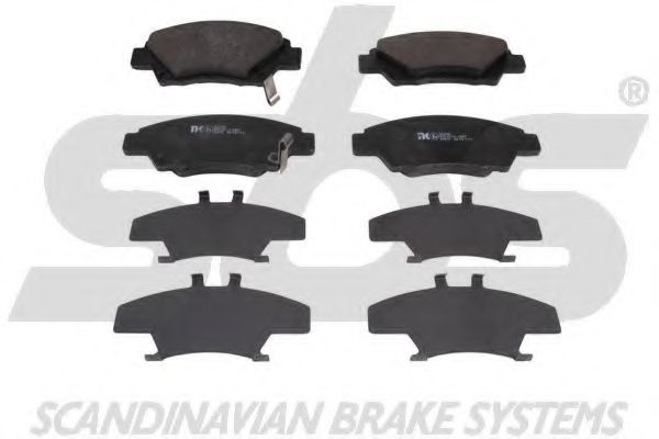 1501222648 SBS Brake System Brake Pad Set, disc brake