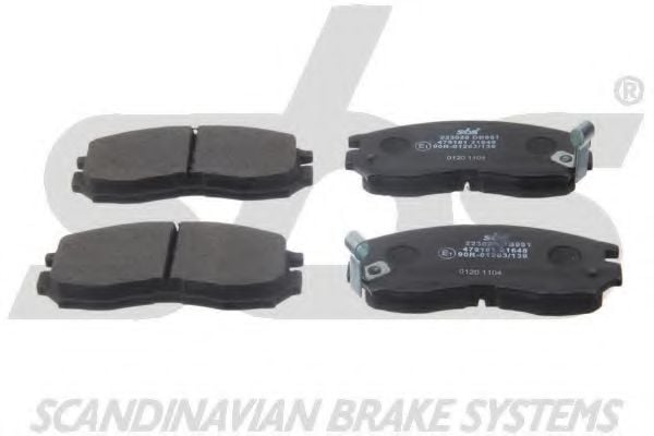 1501223020 SBS Brake Pad Set, disc brake