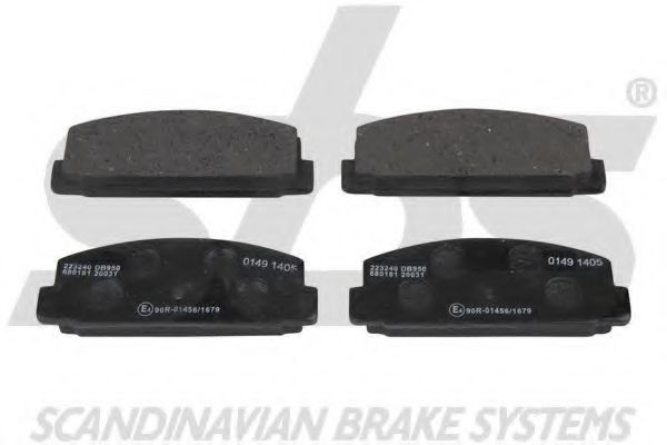 1501223240 SBS Brake Pad Set, disc brake