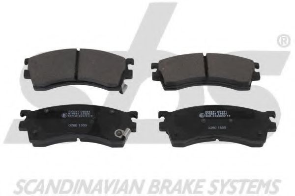 1501223241 SBS Brake Pad Set, disc brake