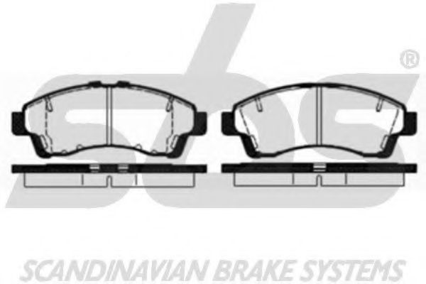 1501223246 SBS Brake System Brake Pad Set, disc brake