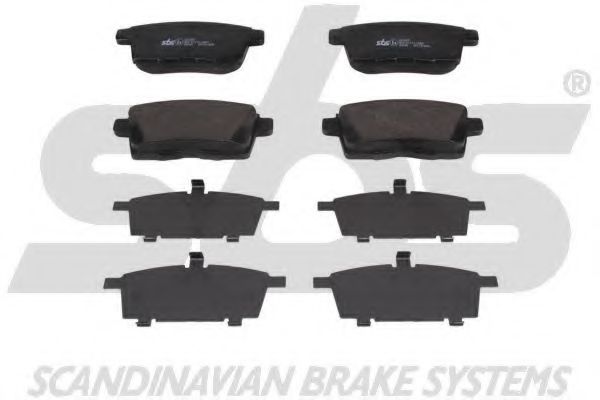 1501223257 SBS Brake System Brake Pad Set, disc brake