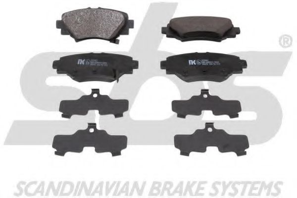 1501223262 SBS Brake System Brake Pad Set, disc brake