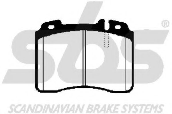 1501223319 SBS Brake Pad Set, disc brake