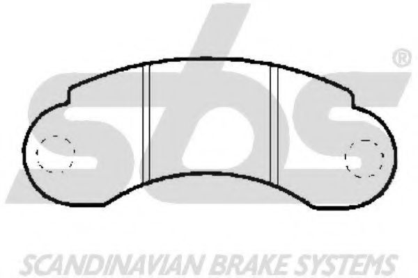 1501223320 SBS Brake Pad Set, disc brake