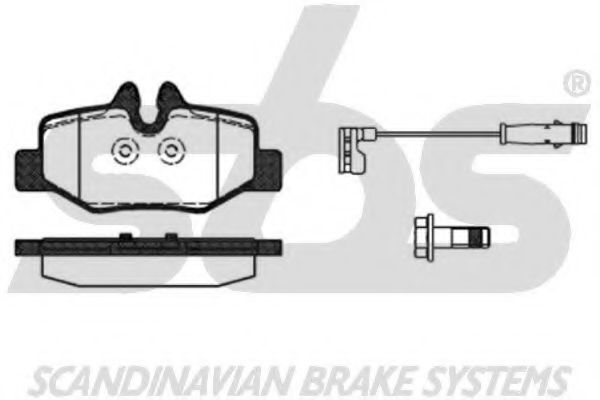 1501223352 SBS Brake Pad Set, disc brake