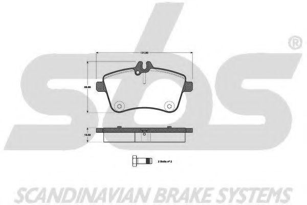 1501223355 SBS Brake Pad Set, disc brake