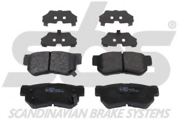 1501223415 SBS Brake Pad Set, disc brake