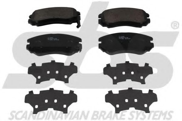 1501223436 SBS Brake Pad Set, disc brake
