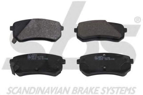 1501223514 SBS Brake Pad Set, disc brake