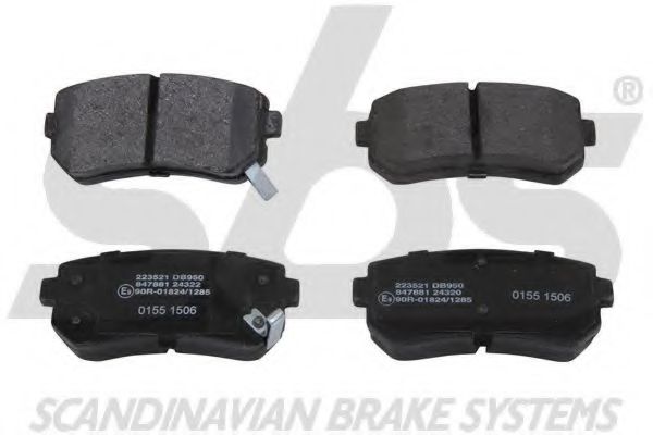 1501223521 SBS Brake Pad Set, disc brake