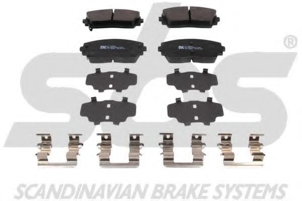 1501223524 SBS Brake Pad Set, disc brake