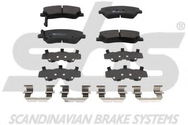 1501223525 SBS Brake System Brake Pad Set, disc brake