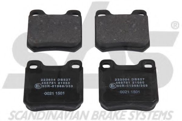 1501223604 SBS Brake Pad Set, disc brake