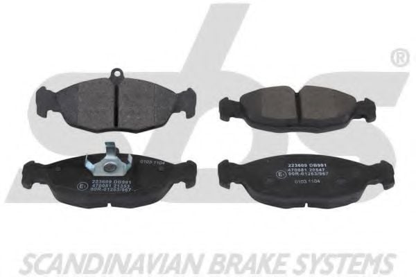 1501223609 SBS Brake Pad Set, disc brake