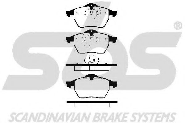 1501223613 SBS Brake Pad Set, disc brake