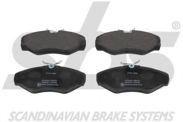 1501223626 SBS Brake System Brake Pad Set, disc brake