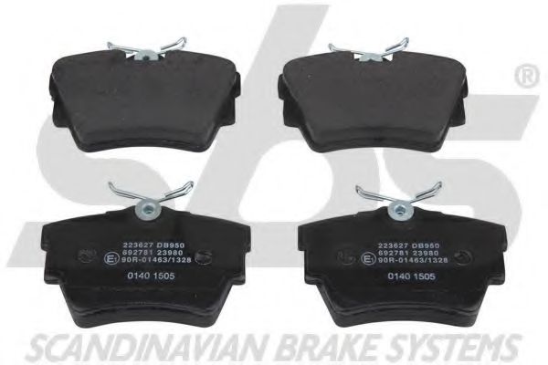 1501223627 SBS Brake Pad Set, disc brake