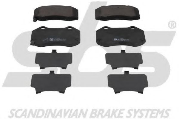 1501223650 SBS Brake System Brake Pad Set, disc brake