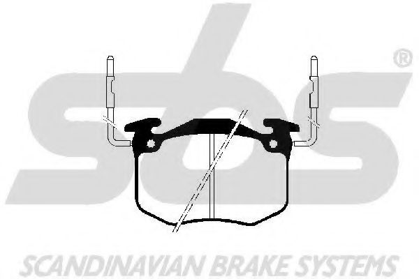 1501223710 SBS Brake Pad Set, disc brake