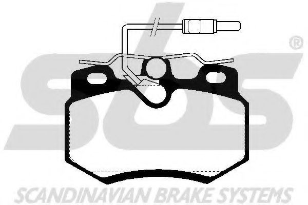 1501223713 SBS Brake Pad Set, disc brake